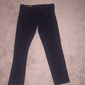 Jcrew black toothpick stretch jeans